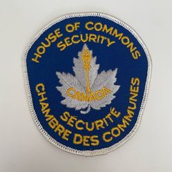 Vintage Rare "House of Commons" Canada Security Staff Patches Badge Patch 