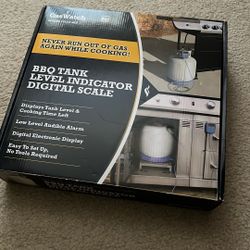 Bbq propane gas tank scale level indicator 