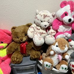 Plush Toys (6) Excellent Condition 