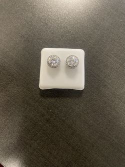 Men’s diamond earrings