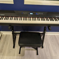 ALESIS Recital Pro - 88 Key Digital Piano + stand & stool
