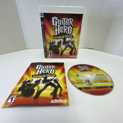 Guitar Hero World Tour Sony PlayStation 3 PS3 Game Tested - Cib Complete 