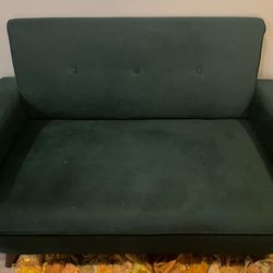 Small Sofa Chair - Emerald Green