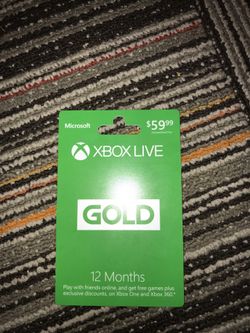 Xbox live 12 months