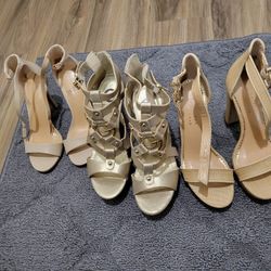 3 pairs Heels / Wedge