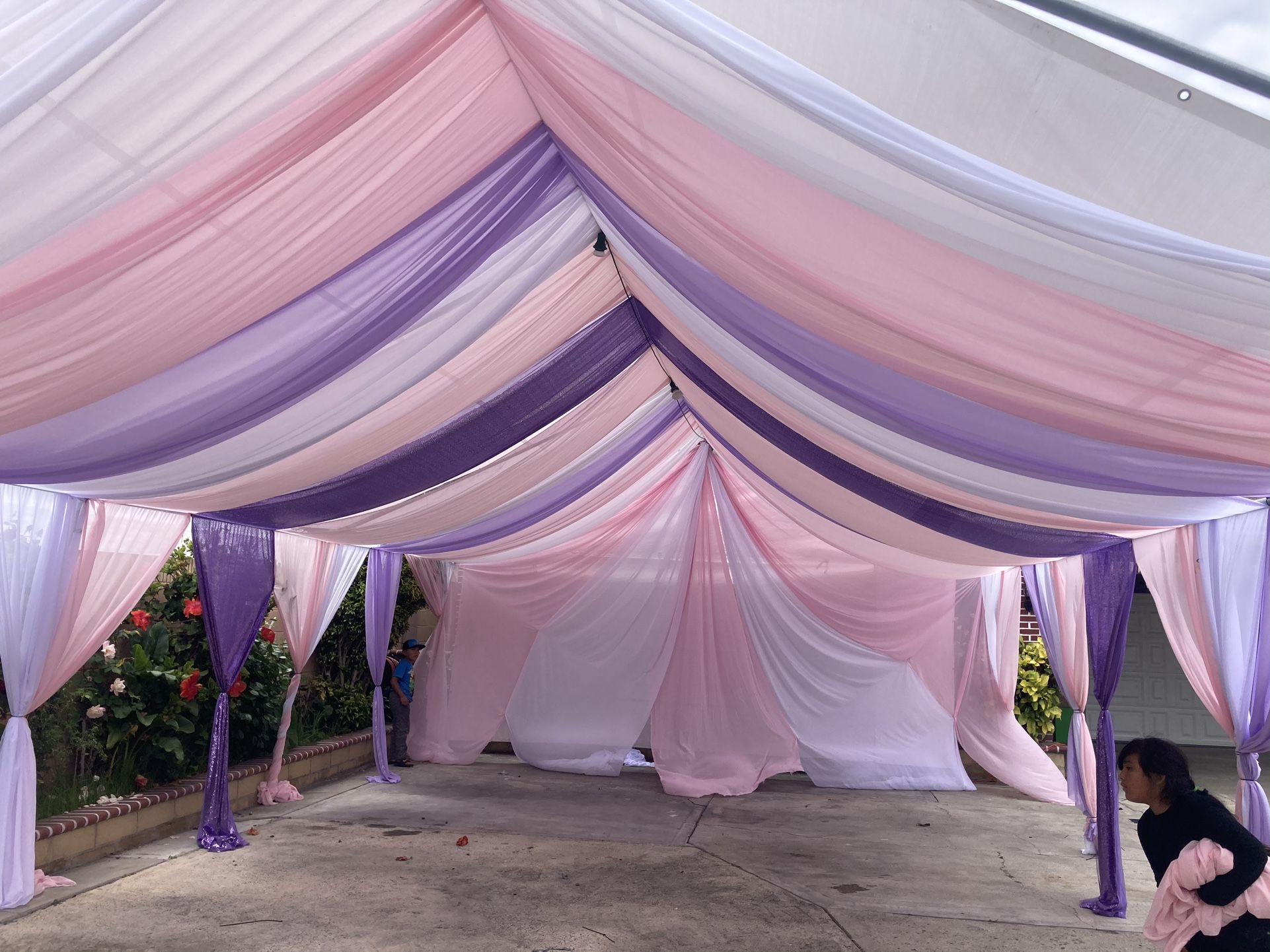 Drape And Tent And Chairs 