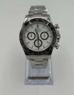 Silver & Black Ceramic Luxury Style
Features: //  Estilo Lujo Plateado con Bisel Cerámico Negro