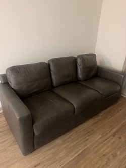 Dark grey couch