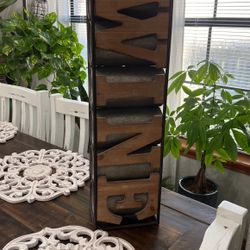 Wine Rack Farmhouse Can Be Hung /metal