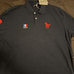 Balenciaga Navy Polo Size 2