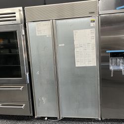 SubZero Panel Ready Built In Side By Side 48” Refrigerator 