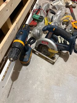 Tool Lot – Ryobi Drill, Circular Saw & Accessories