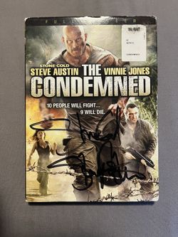 Condemned SIGNED By Stone Cold DVD