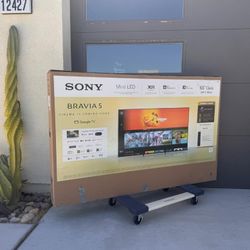 65” Sony smart 4k mini led Bravia 5 Tv 