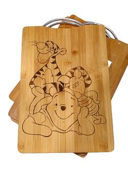 Winnie the Pooh and Friends Personalized Engraved Cutting Board