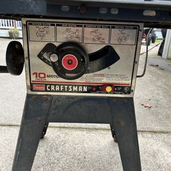 Craftsman Table Saw
