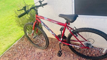 Red kids bike 26”