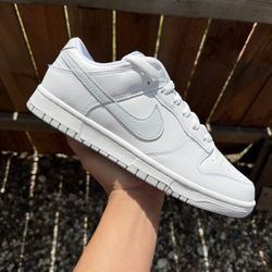 Nike Dunk Low White Pure Platinum (Size 8.5, 9.5, 10)