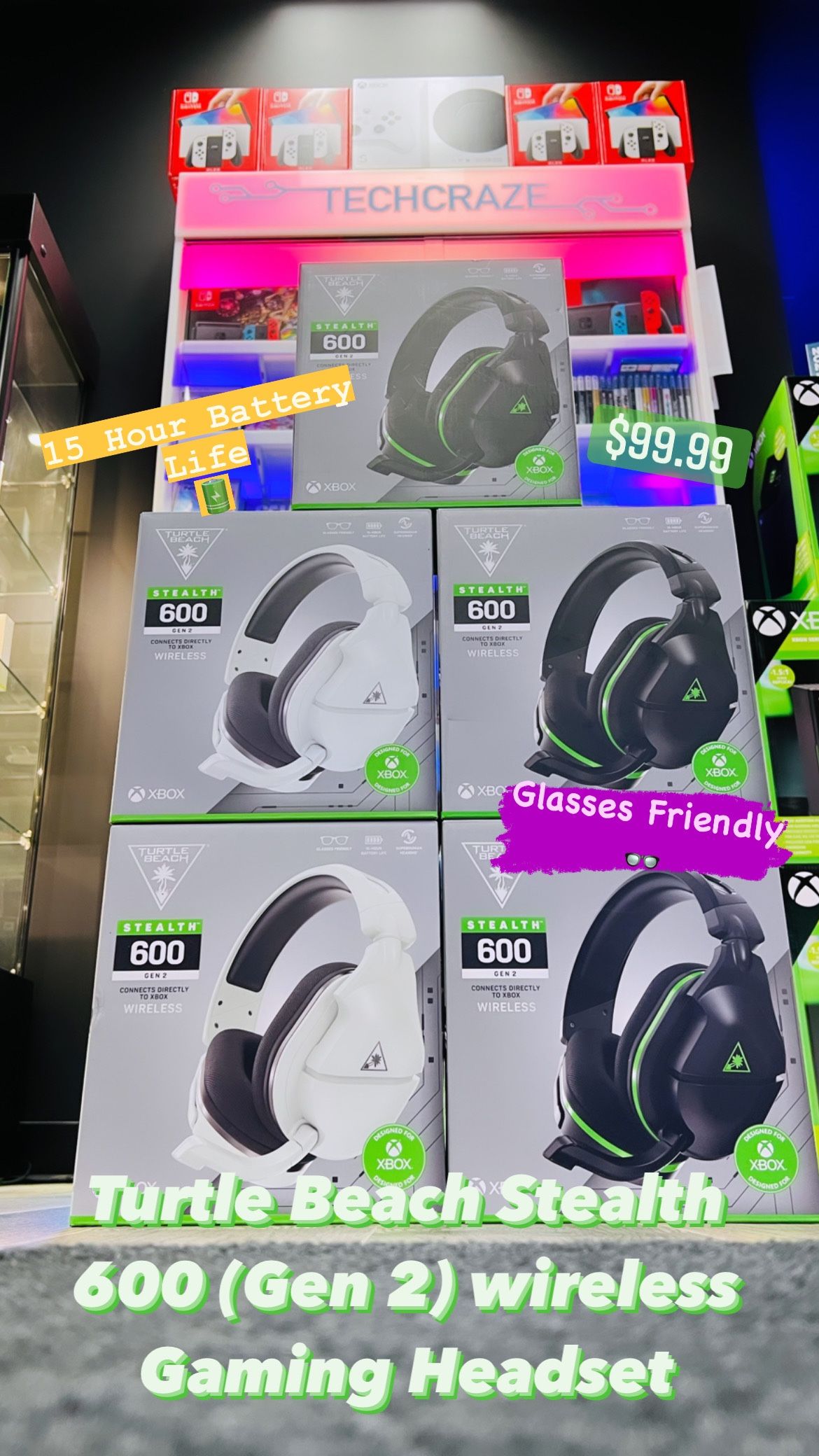 Turtle Beach Stealth (Gen 2) Wireless Gaming Headset -Designed For Xbox- ** Brand New**