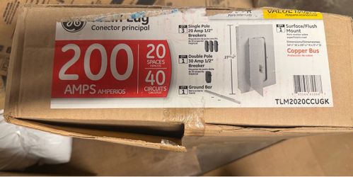 GE 200 Amp 20-Space 40-Circuit Main Lug Indoor Load Center Contractor Kit NEW PICK UP ONLY LOCATED BY W.63rd St and S. California Ave