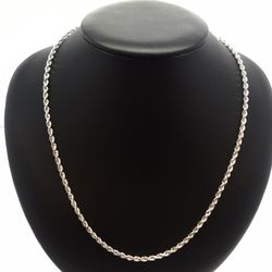 White Gold Rope Chain 
