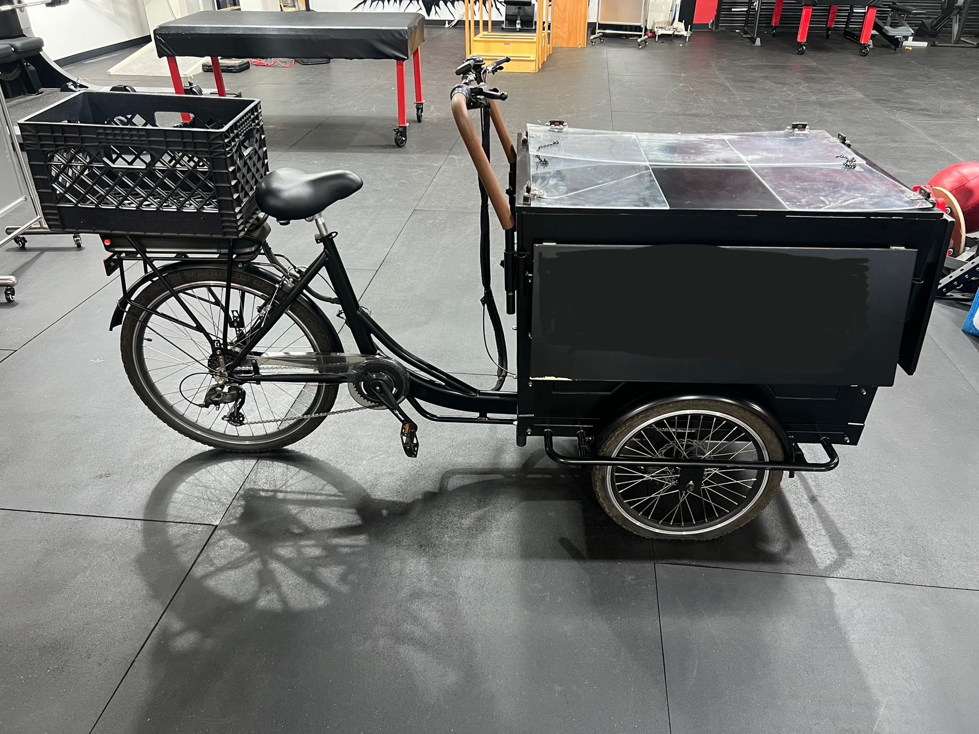 Electric Bike With Front Basket 