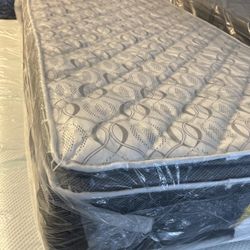 Twin Pillow Top Mattress Promo Set 