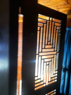 Vintage 4-panel Asian folding room divider