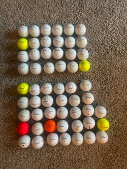57 used Titleist Golf Balls-24 Pro 1x’s