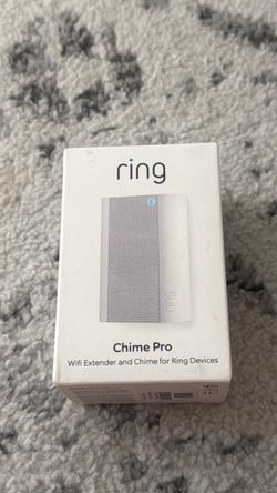 ring chime pro and wifi extender
