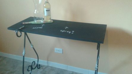 Chalkboard table
