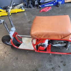 Mini bike Go Devil Folds Up