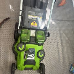 Green works 40v Battery Mower