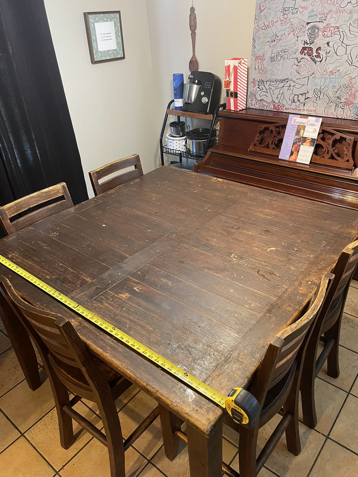 Kitchen Table 3 Ft Tall