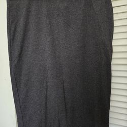 SHEIN Curve Lined Mini Pencil Skirt Women's XL Dark Grey Soft Stretchy Fabric