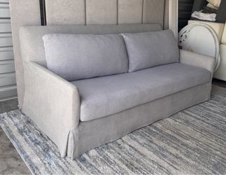 Ballard Designs Gray Designer Sofa