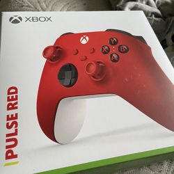 Red Wireless Xbox Controller 