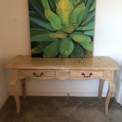 Solid Pine Desk/ Sideboard/Buffet