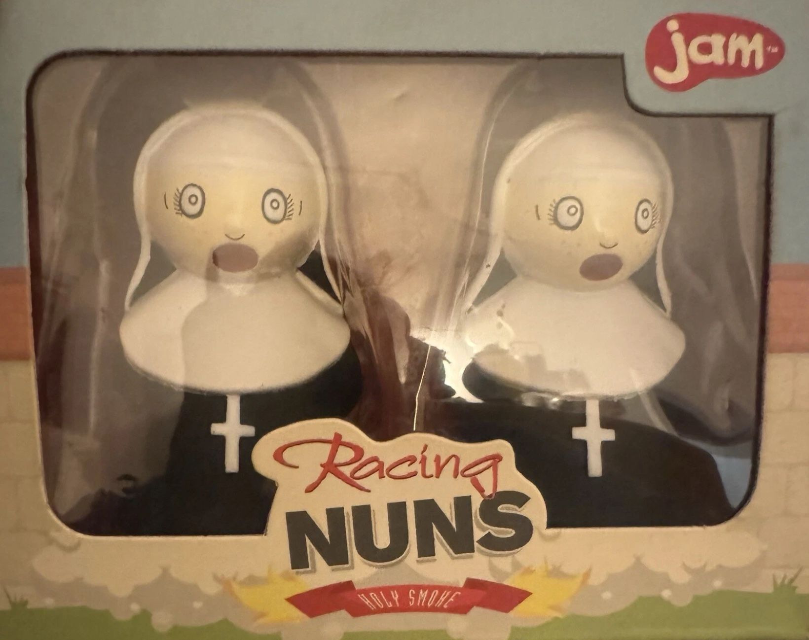 Racing Nuns Figurines MINT IN BOX