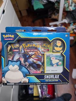 Snorlax pin collection box