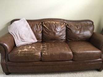 Leather sofa