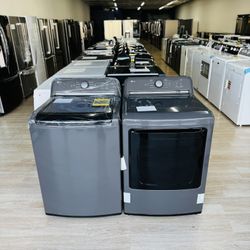 brand-new top-load washer and gas dryer pair!