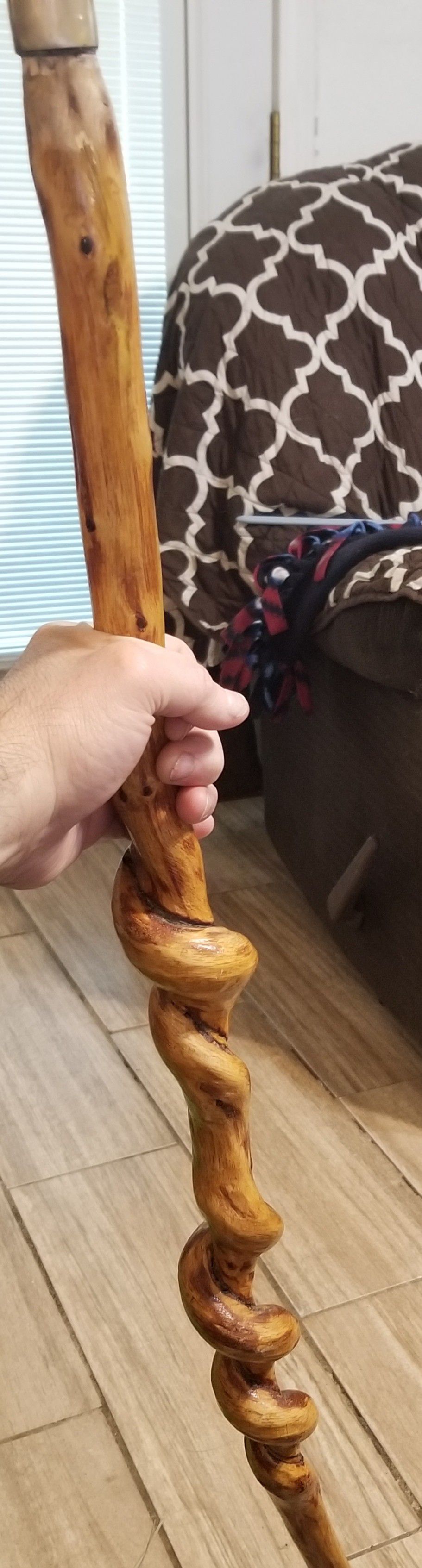 Brass handle cane