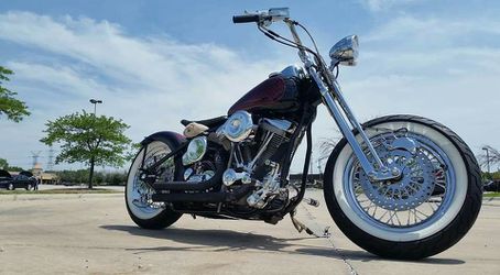Bobber motorcycle.harley Davidson.custom bobber.chopper motorcycle