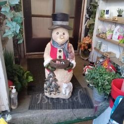 Light Up Vintage Snow Man