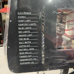 Marine Switch Panel With Back Lighting For Boats