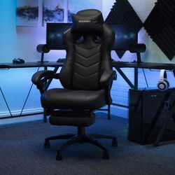 RESPAWN 110 Pro Gaming Chair with Footrest & Recline – Black