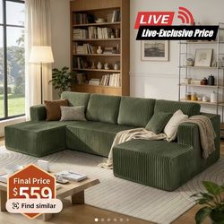 Frameless sofa, brand new still in boxes