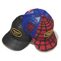 Supreme Vanson Leathers Spider-Man Mesh Back 6-Panel