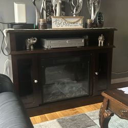 Fireplace With Working Heater 